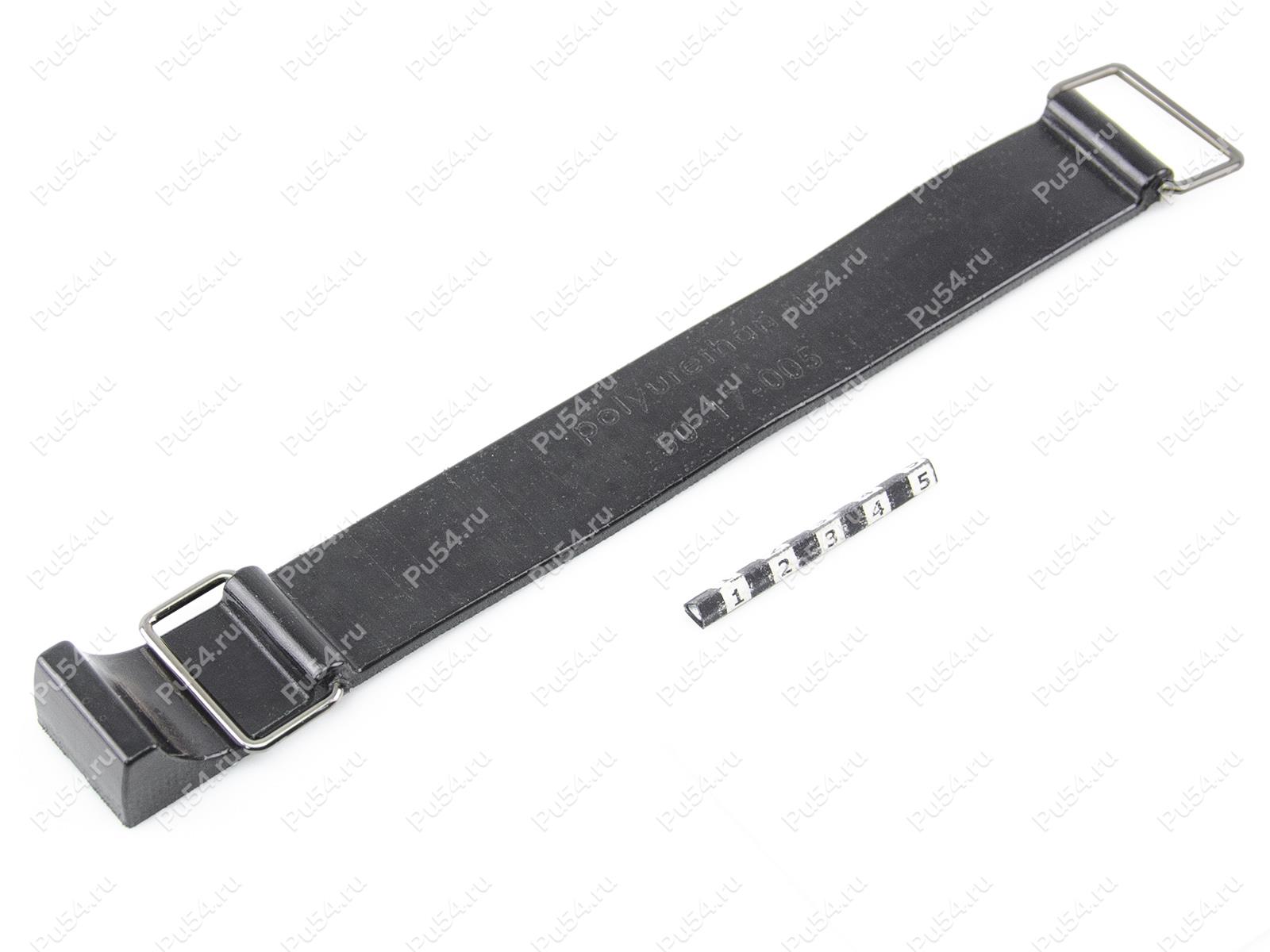 Snowmobile battery strap, Product Code 50-17-005, Polyurethane, PU54/M71/black, Image №1