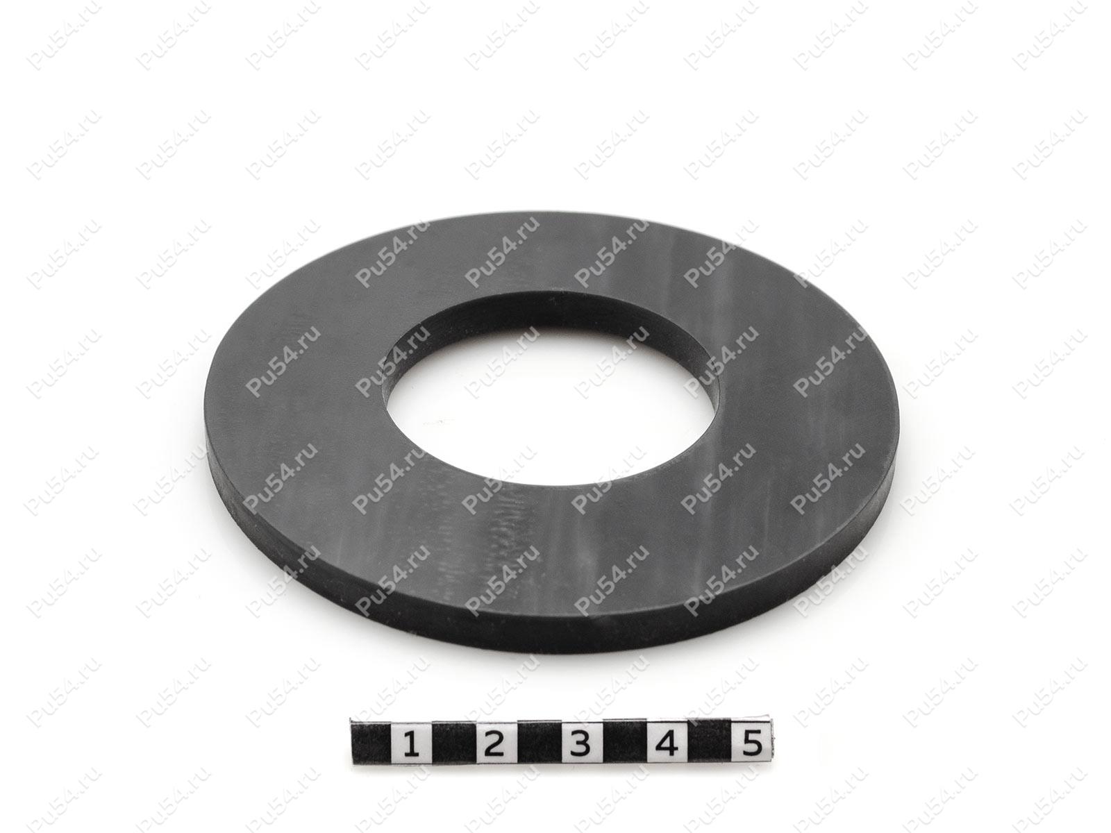 Кольцо D 95 * d 45,3 * H 5, Product Code 33-01-1396, Polyurethane, PU54/K90/черный, Image №1