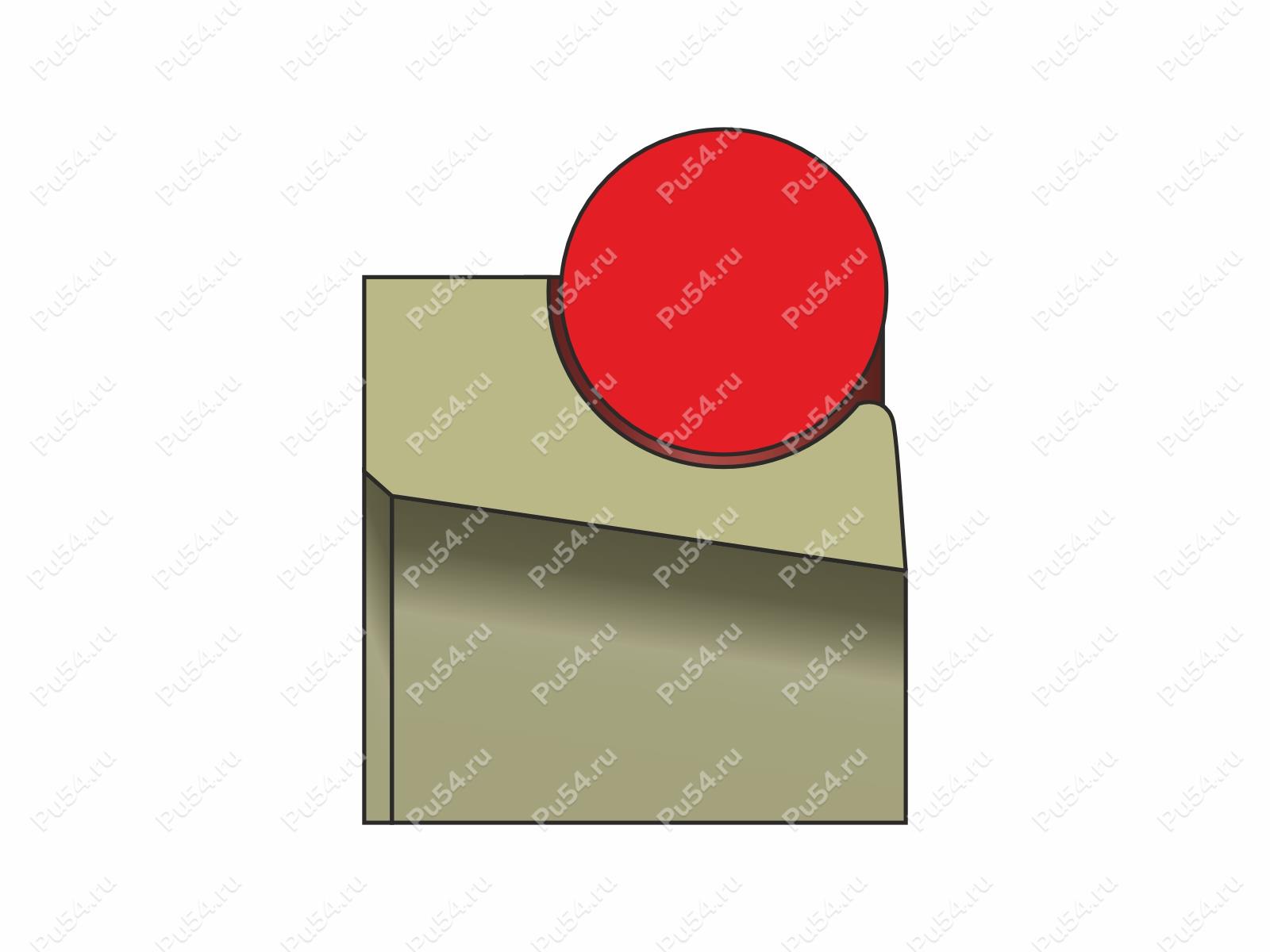 Грязесъемник 16x22,8x19,5x5 аналог GHF 016 / WTF 16 S1A Aston Seals W20 JTS-W20, Product Code 70-02-1340, Polyurethane, PTFE+PU87*M, Image №1