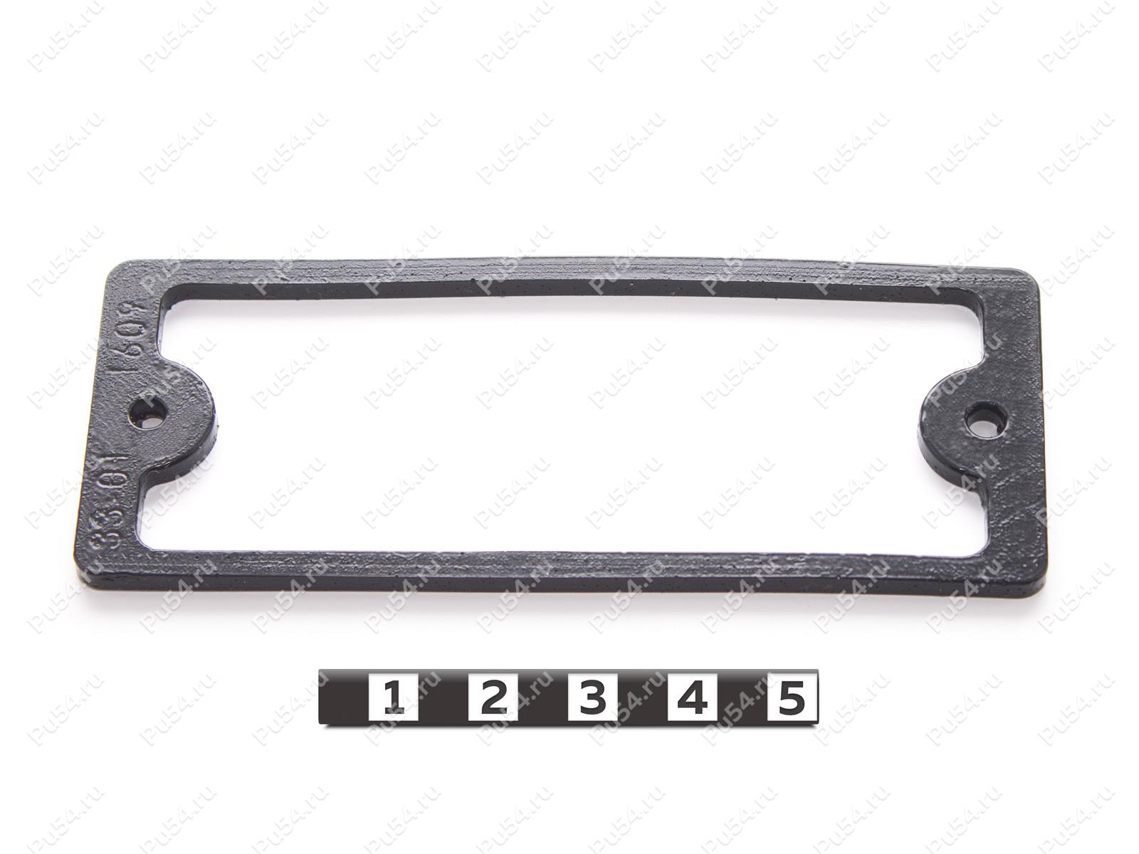 Прокладка поворотника 3 х 40 х 102, Product Code 33-01-1609, Polyurethane, PU54/E65/черный, Image №1