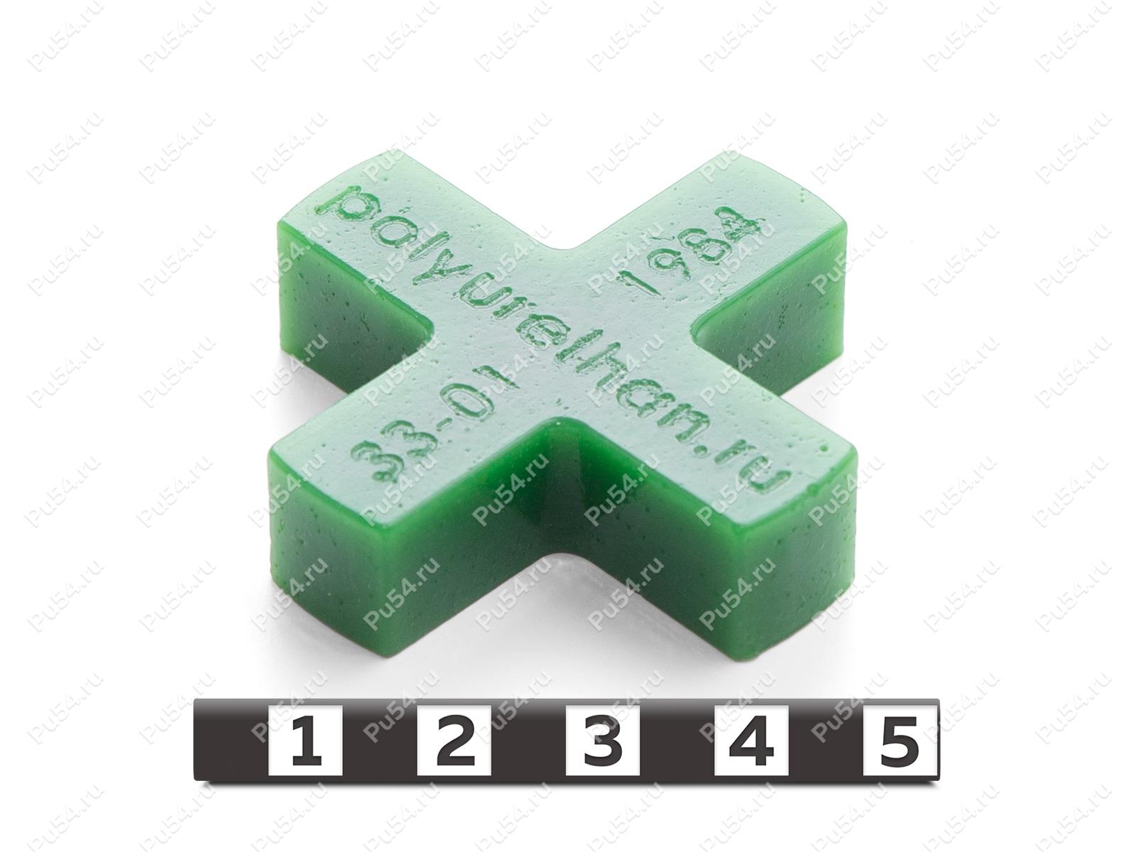 Вставка упругой муфты 47*12*12, Product Code 33-01-1984, Polyurethane, PU54/M80/зеленый, Image №1