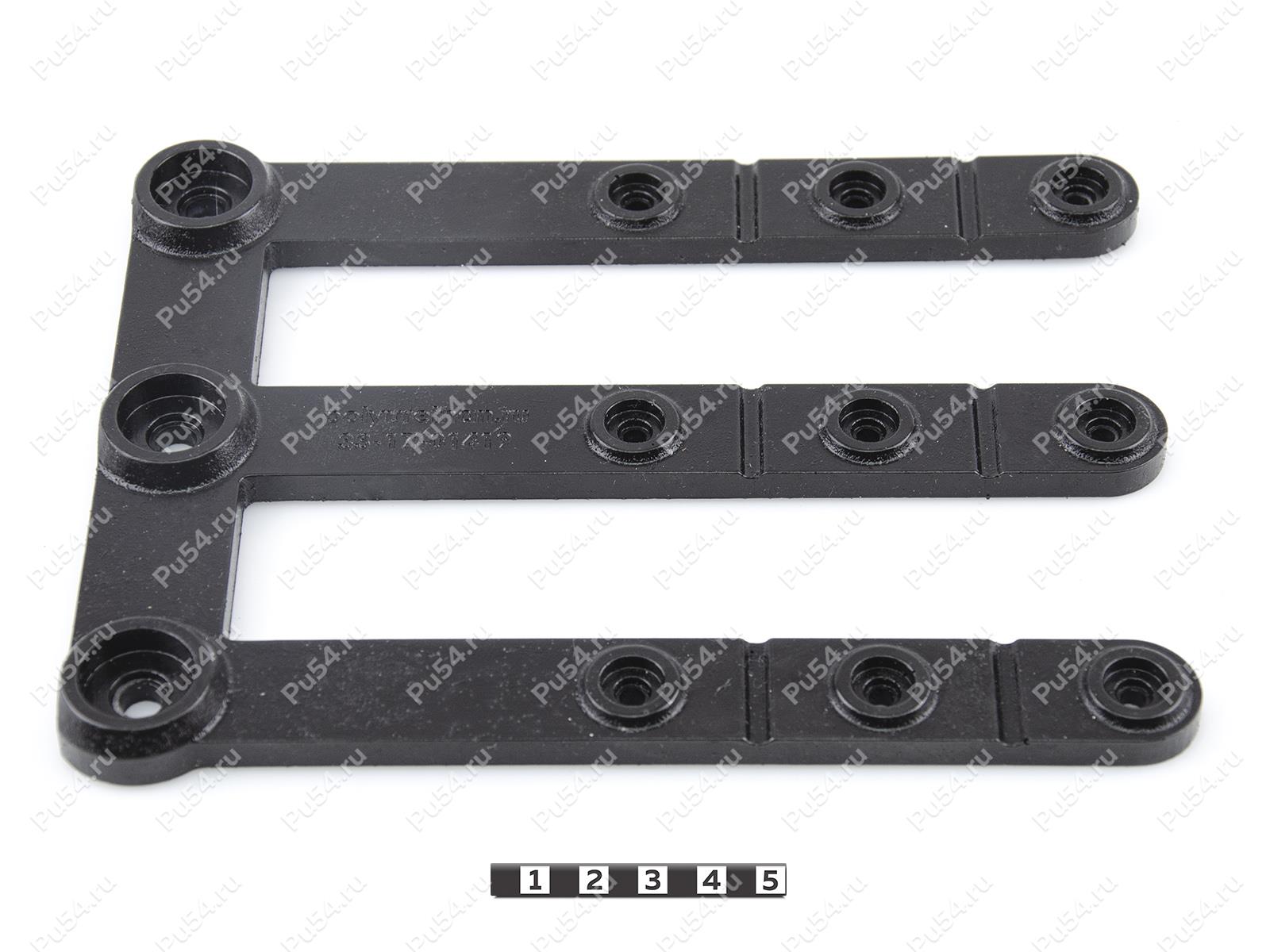 Additional element for handler 33-17-0141 (with 3 supports), Product Code 33-17-01419, Polyurethane, PU54/M80/черный, Image №1