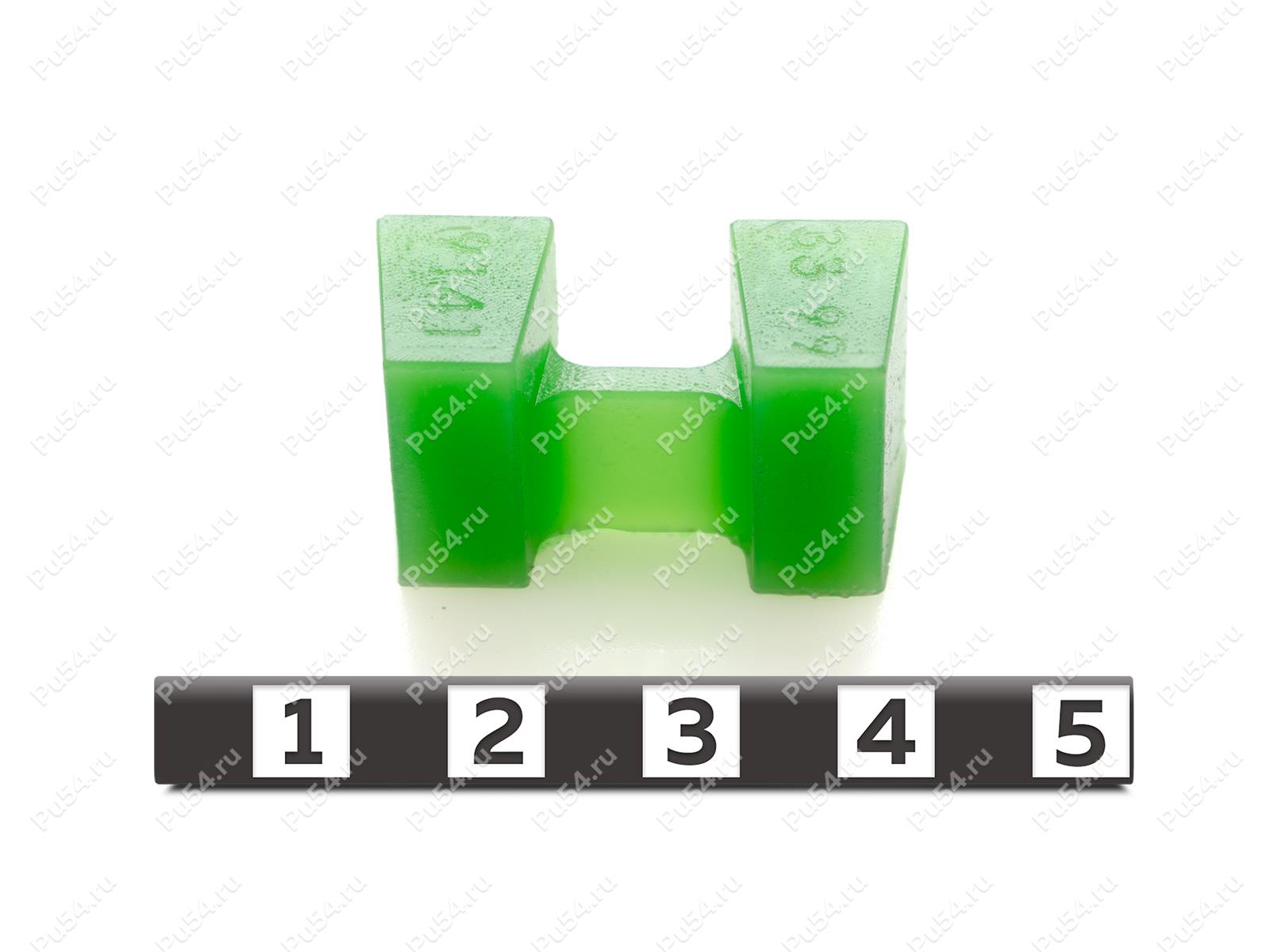 Эластичный элемент муфты SAPITFLEX, аналог SAPIT IR12, Product Code 33-99-9141, Polyurethane, PU54/M80/зеленый, Image №1
