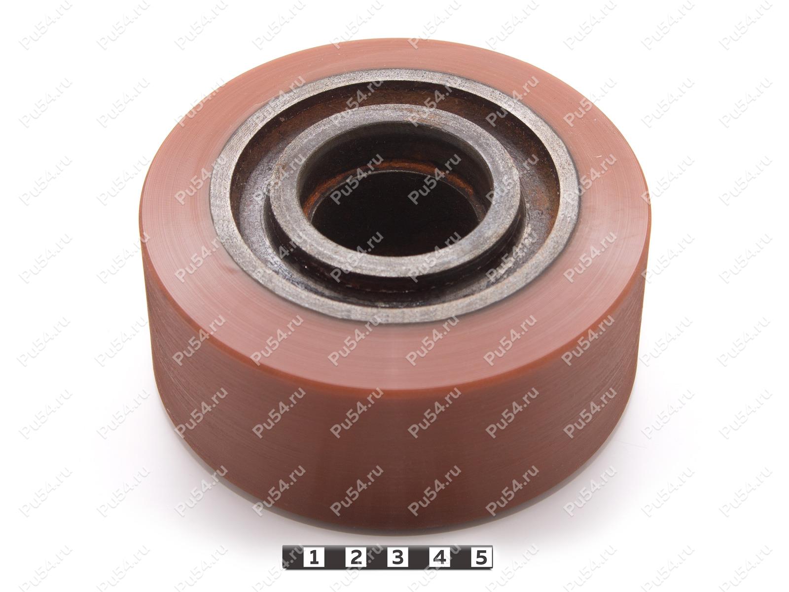 Колесо D125 x d95 x H60 (восстановление), Product Code 333-01-1126, Polyurethane, PU54Q/E92/коричневый, Image №1