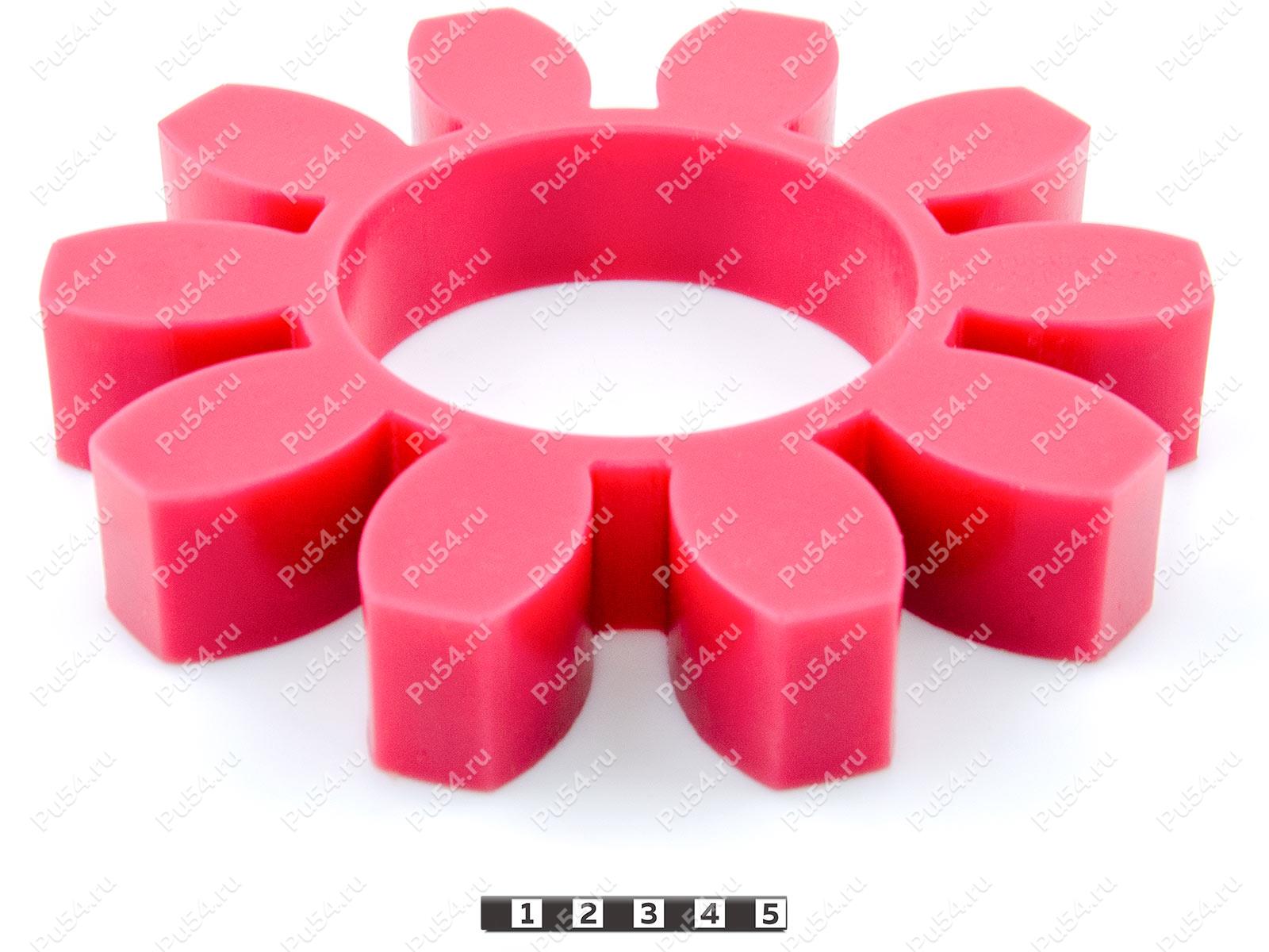 Sprocket D 225 x d 113 x H 38 (10 beams), Product Code 33-01-1156, Polyurethane, PU54/M95/yellow, Image №1